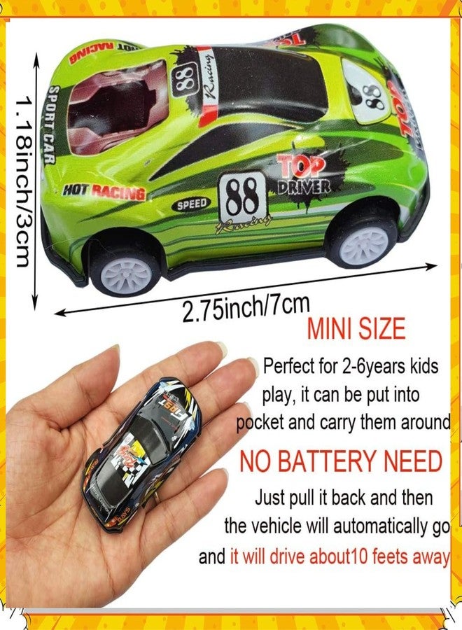 FUN FRY Pull Back Car Toys for Kids Cars Boys, Stunt Racing Car, Mini Model Car Set, Pull Back Racing Cars for Boys 5-8, Metal Sheet Car, Unbreakable Diecast Metal Toy (Pack of Two Cars) - Image 2